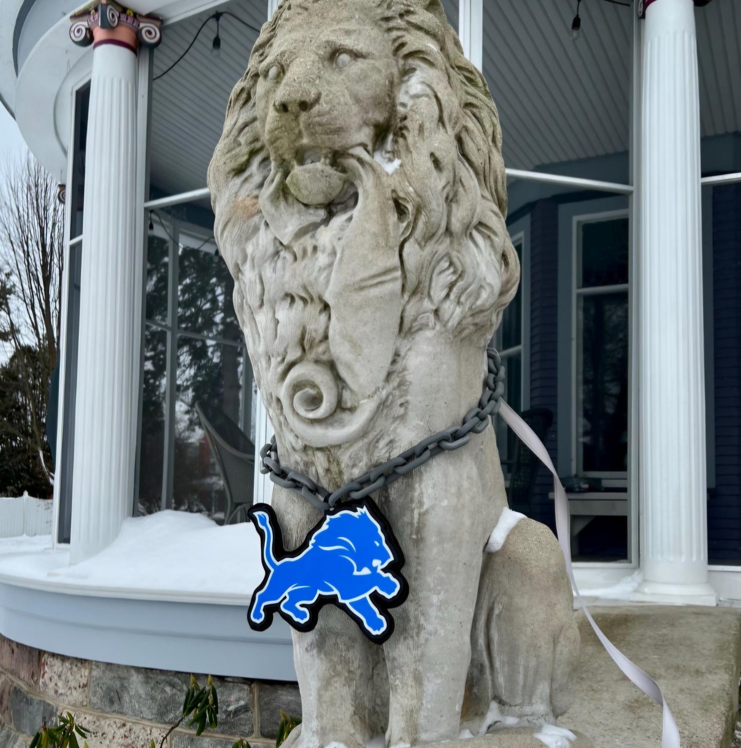 Custom Fan Chain - Giant Logo Necklace - Sports Homerun Turnover Jumbo Oversized Chunky Swag Rally MVP Player of the Game Award 3D Printed