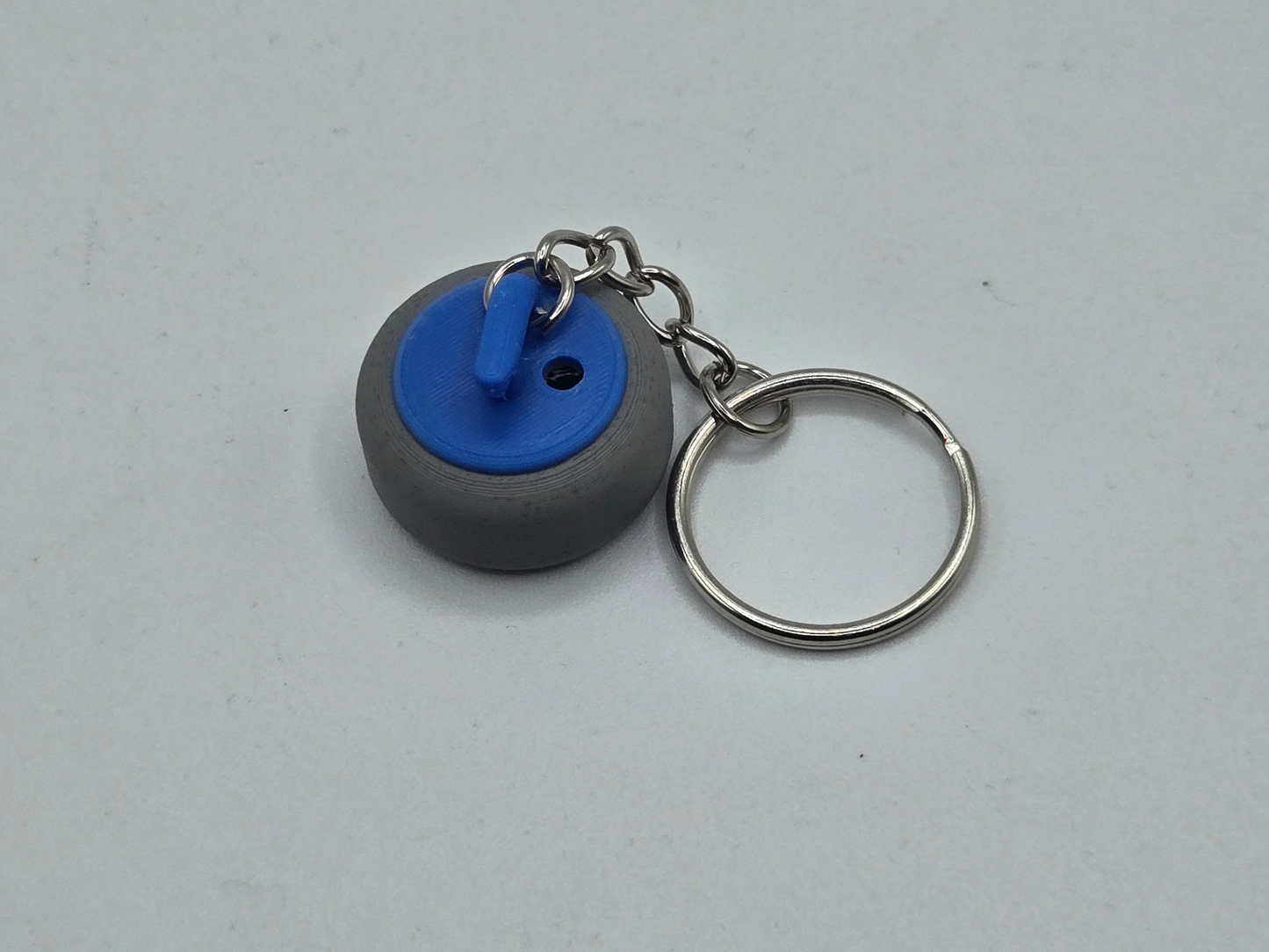 Curling Stone Chapstick Holder Keychain - GLCA FUNDRAISER