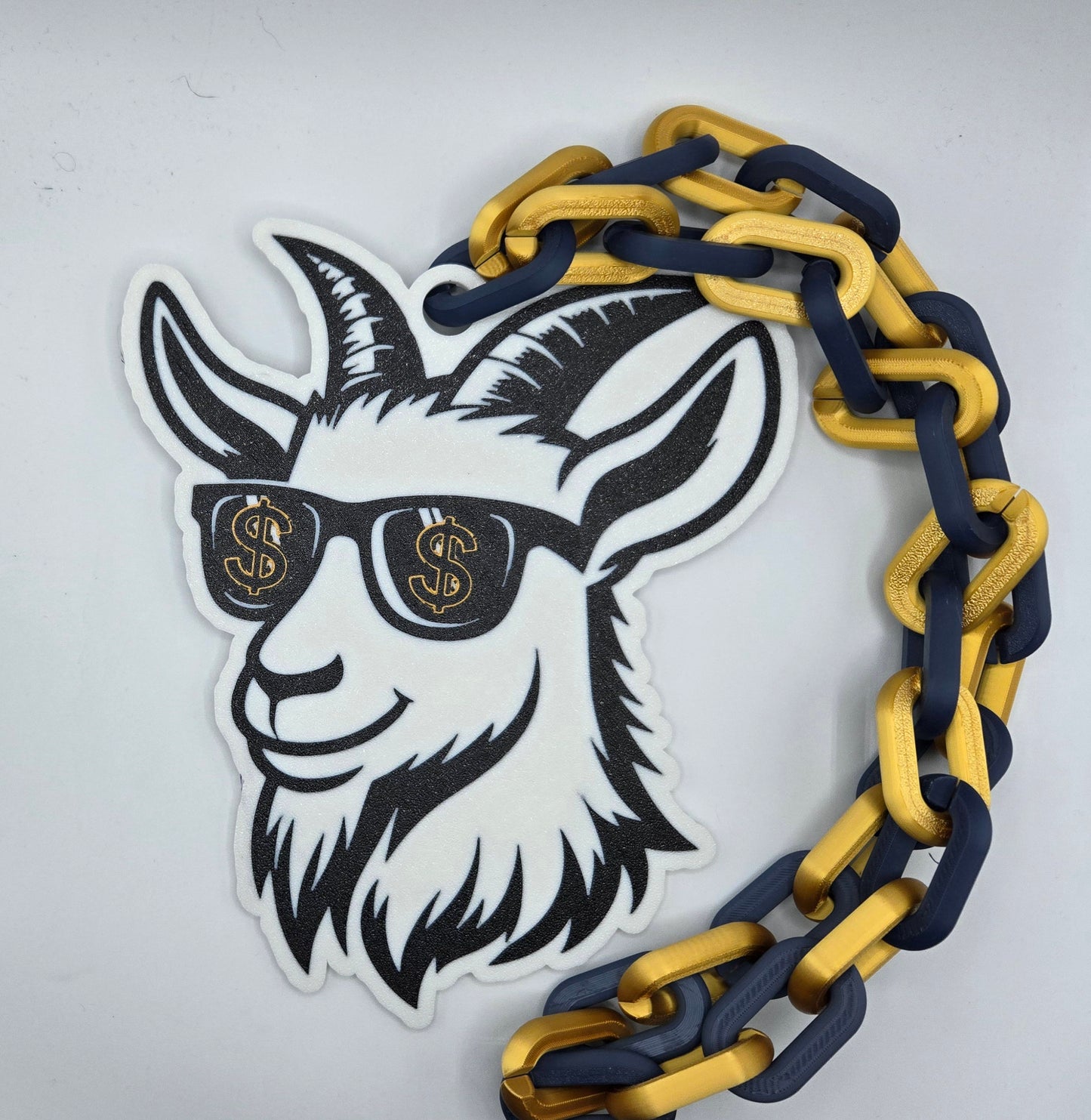 Custom Fan Chain - Giant Logo Necklace - Sports Homerun Turnover Jumbo Oversized Chunky Swag Rally MVP Player of the Game Award 3D Printed