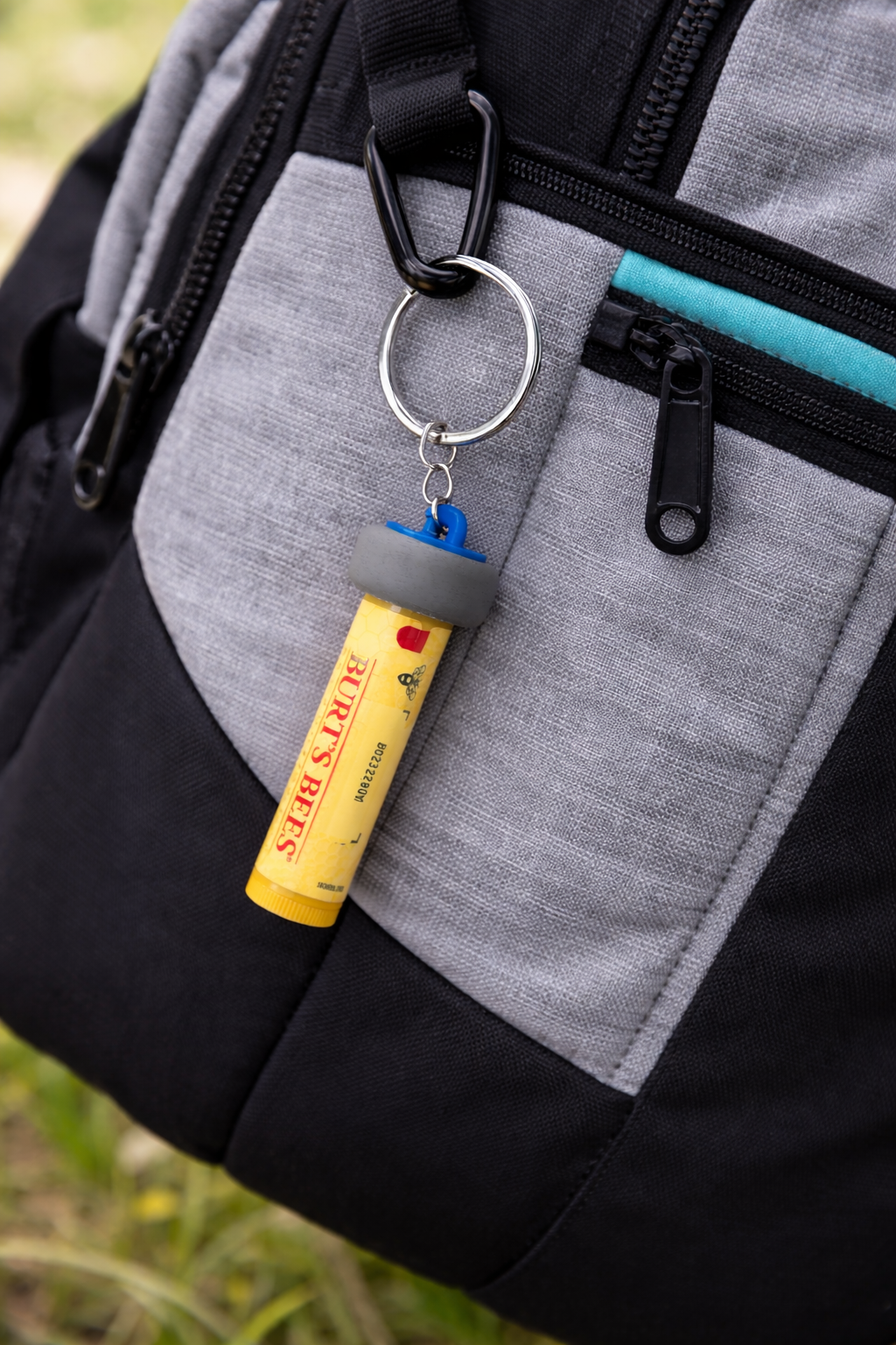 Curling Stone Chapstick Holder Keychain - GLCA FUNDRAISER