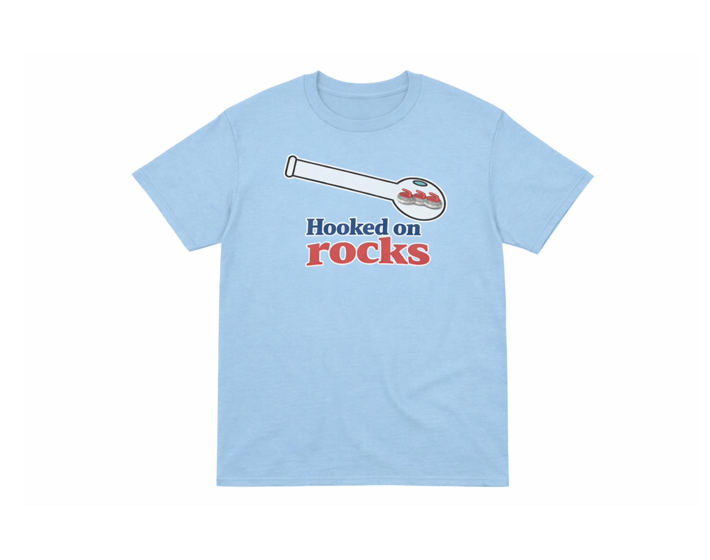Hooked on (curling) rocks shirt