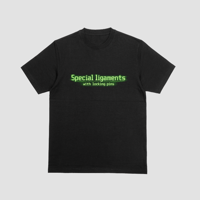 Special ligaments with locking pins - BGCC shirt