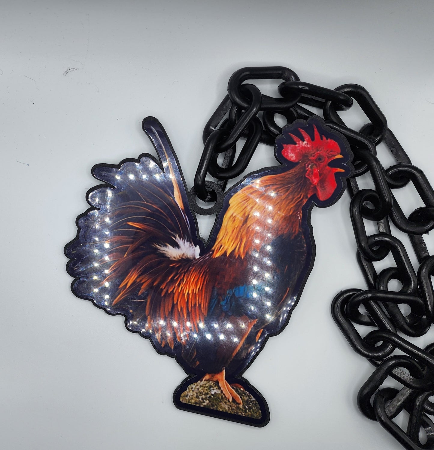 Giant Face Custom Fan Chain - Giant Logo Necklace - Sports Homerun Turnover Jumbo Oversized Chunky Swag Rally MVP Player of the Game Award 3D Printed